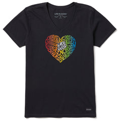 Women's Inclusion Superheart Short Sleeve Vee
