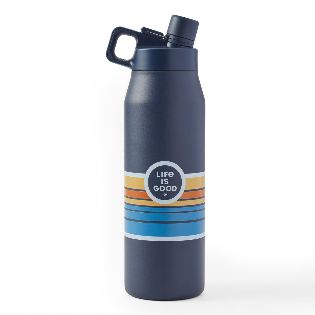 Adult Unisex Stripe Mountains 32 oz. Twist Top Bottle