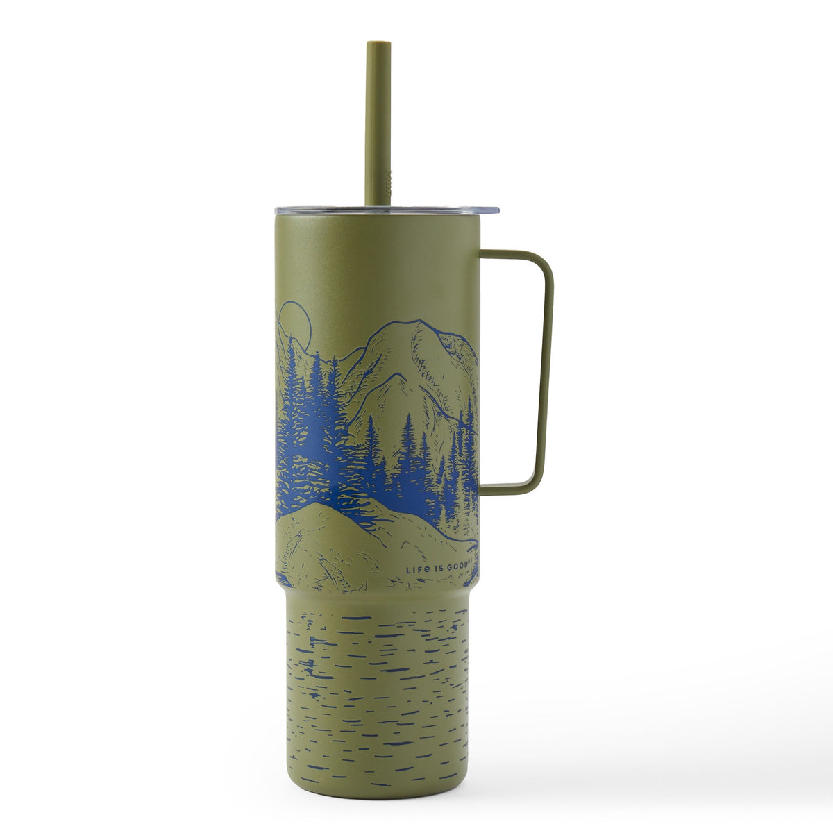 Adult Unisex LIG Great Outdoors Landscape 32 oz. Cup and Straw