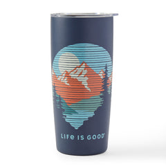 Adult Unisex ND Circle Mountain Scene 20 oz. Tumbler