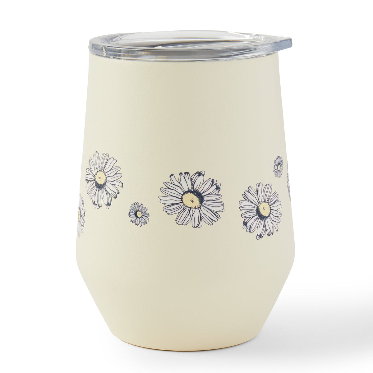 Adult Unisex Falling Daisies 10 oz. Wine Tumbler
