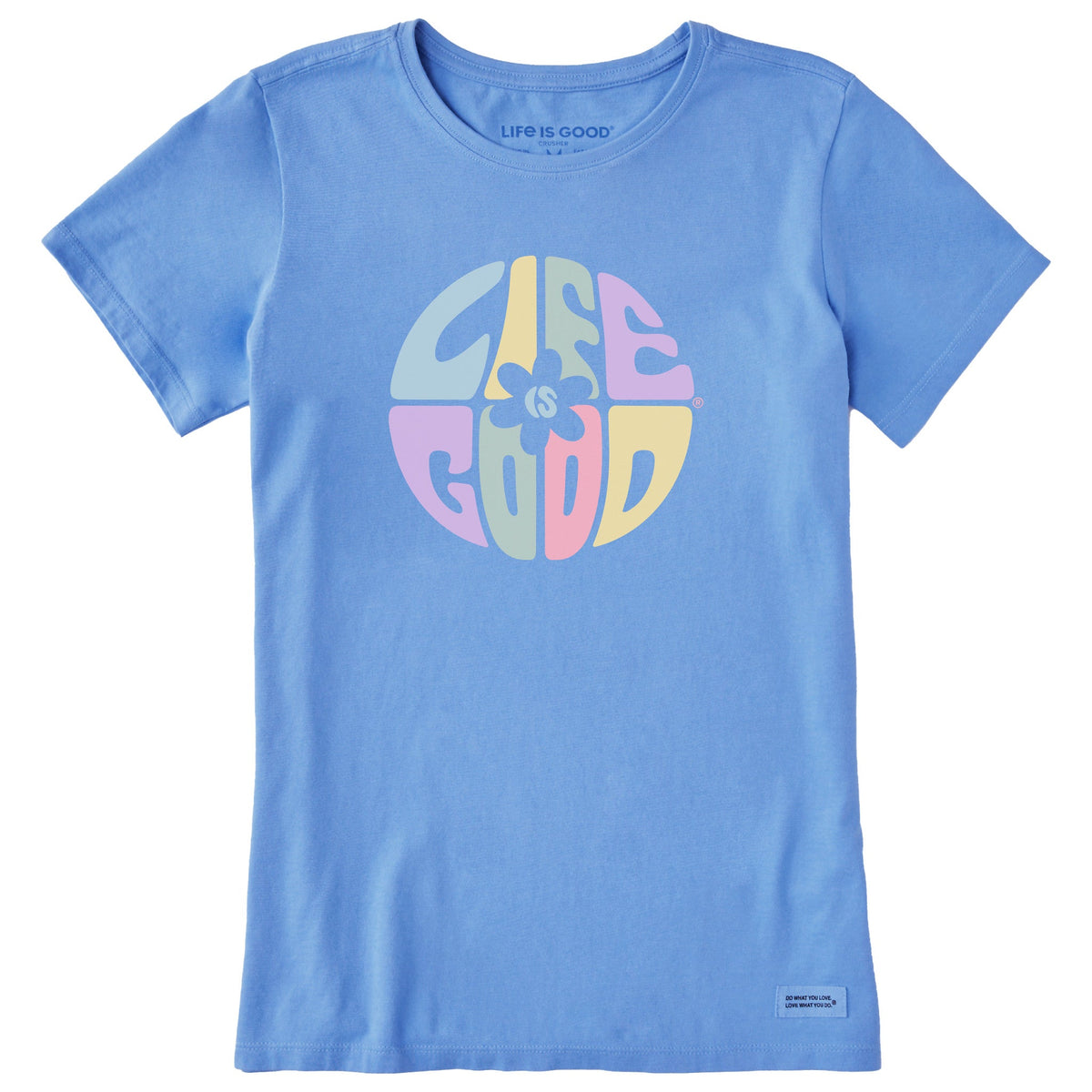 Women's Daisy Circle Psychedelic Short Sleeve Tee
