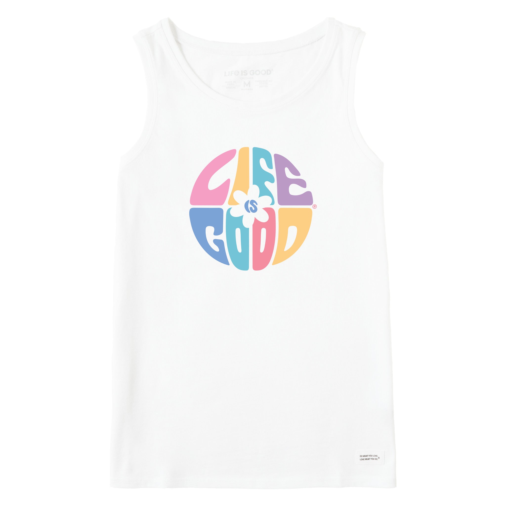 Women's Daisy Circle Psychedelic Crusher Tank