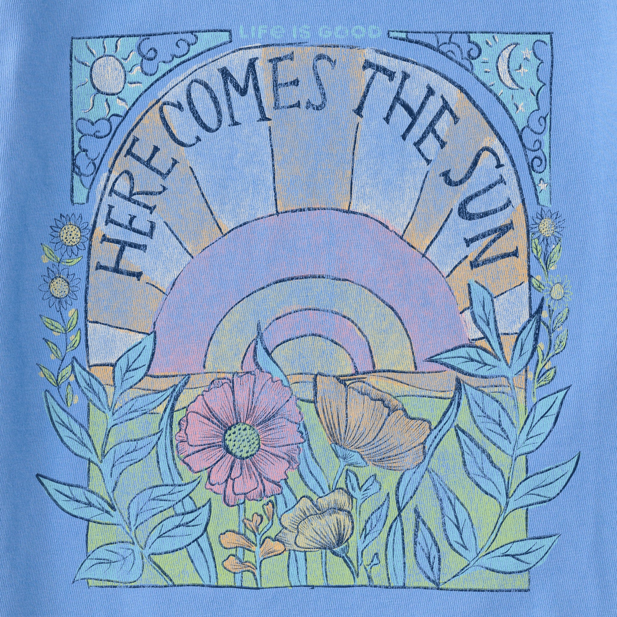 Women's Here Comes The Sun Hippie Crusher Tank