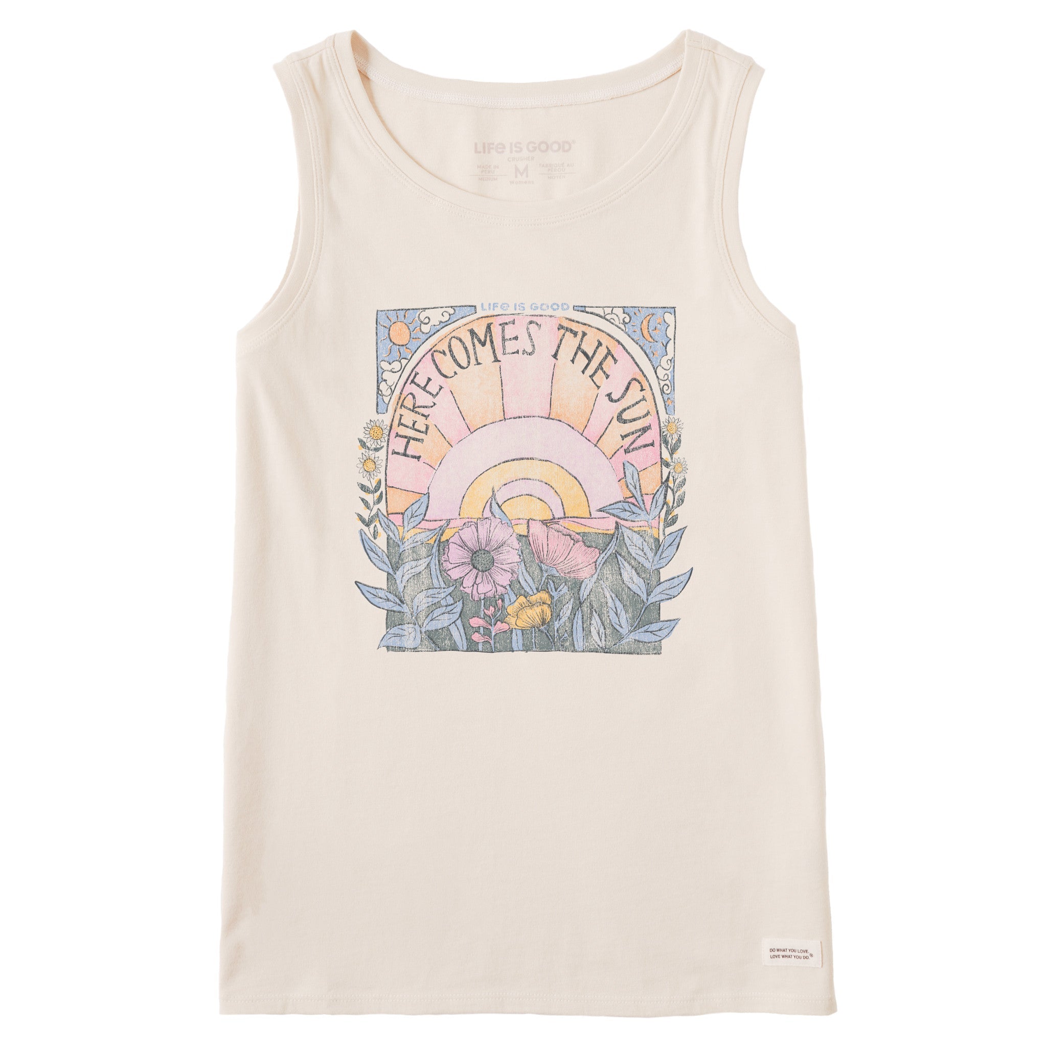 Women's Here Comes The Sun Hippie Crusher Tank