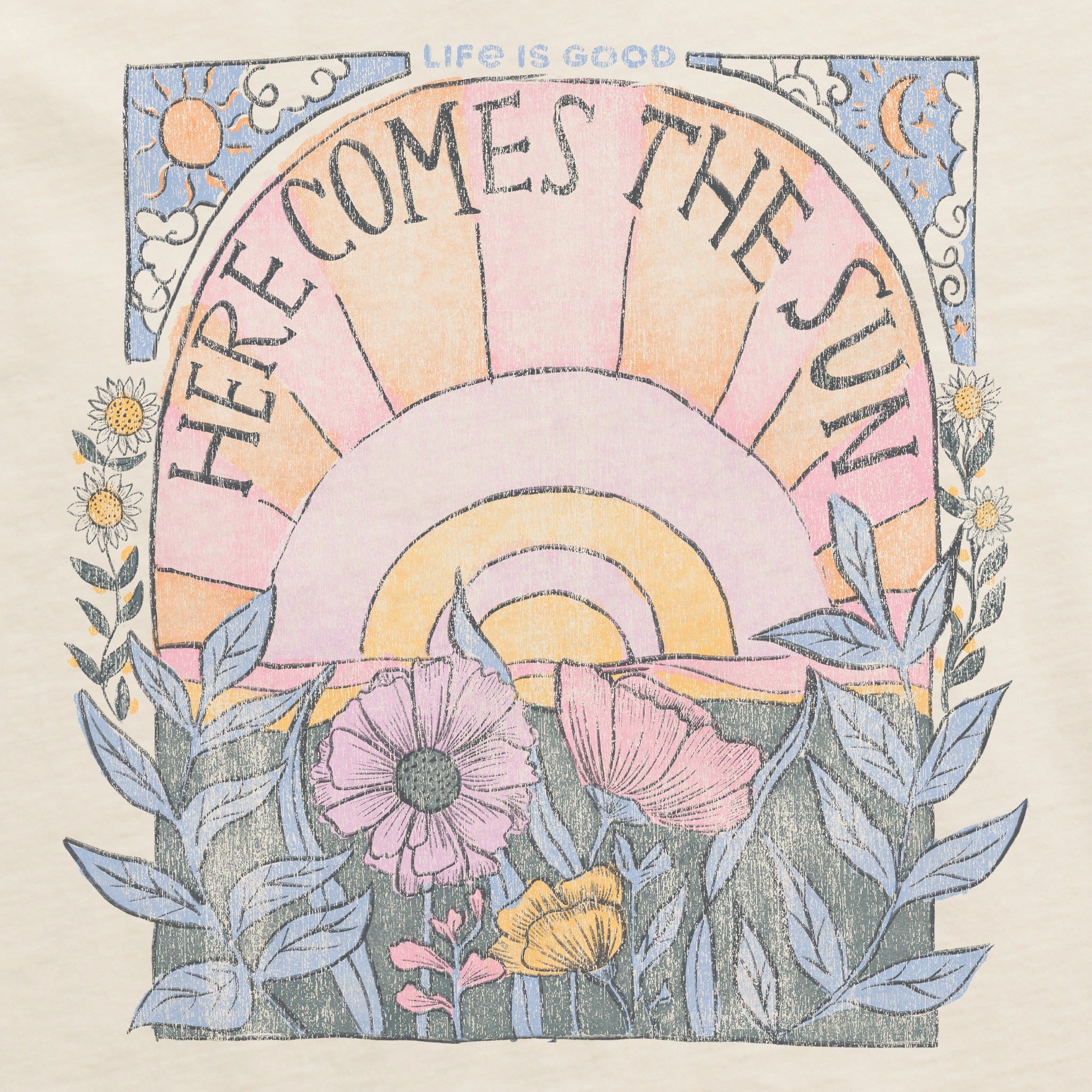 Women's Here Comes The Sun Hippie Crusher Tank