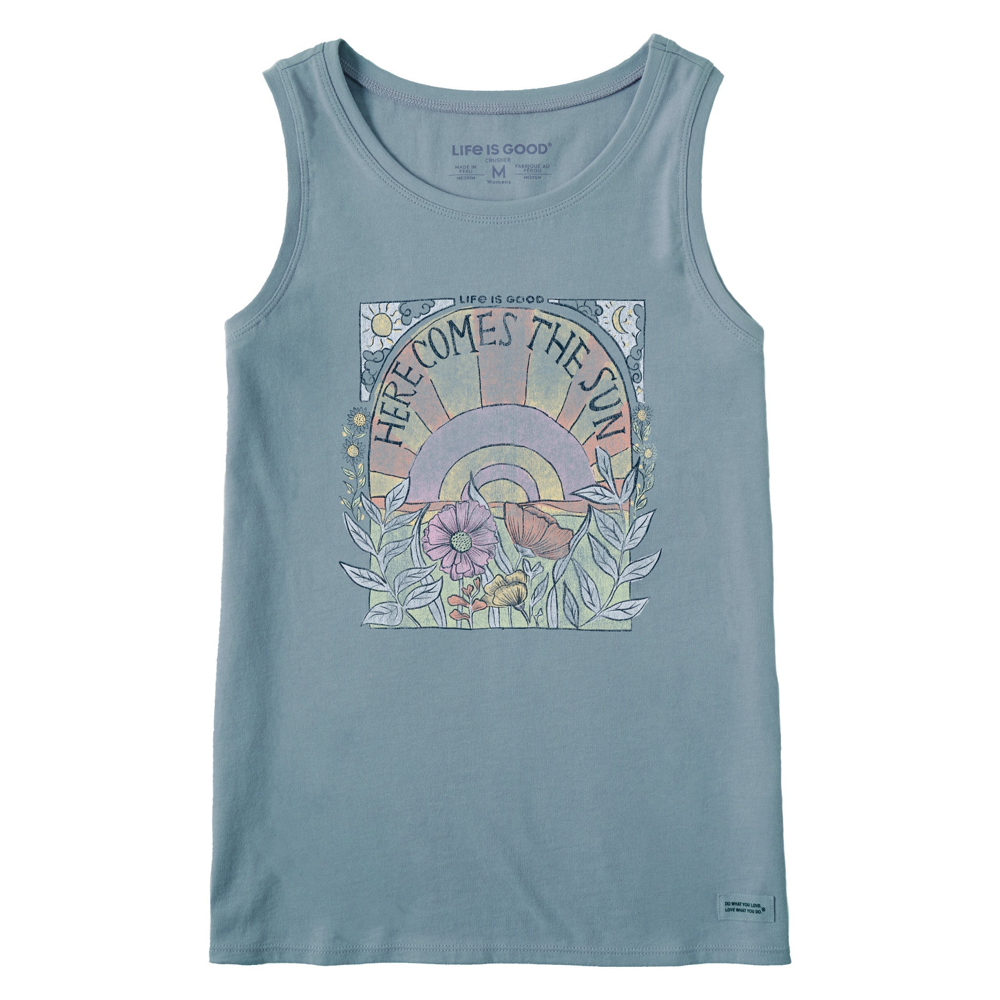 Women's Here Comes The Sun Hippie Crusher Tank