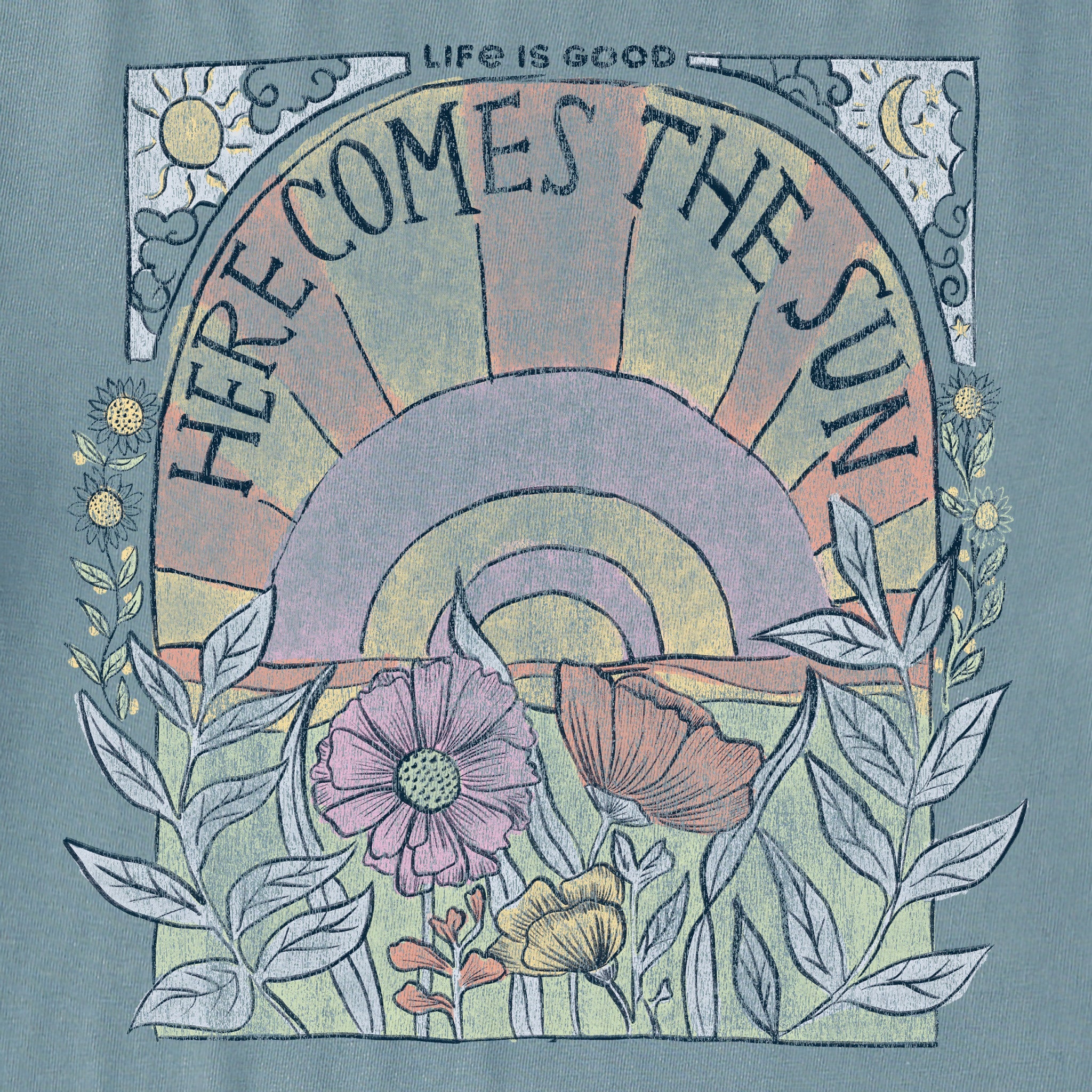 Women's Here Comes The Sun Hippie Crusher Tank