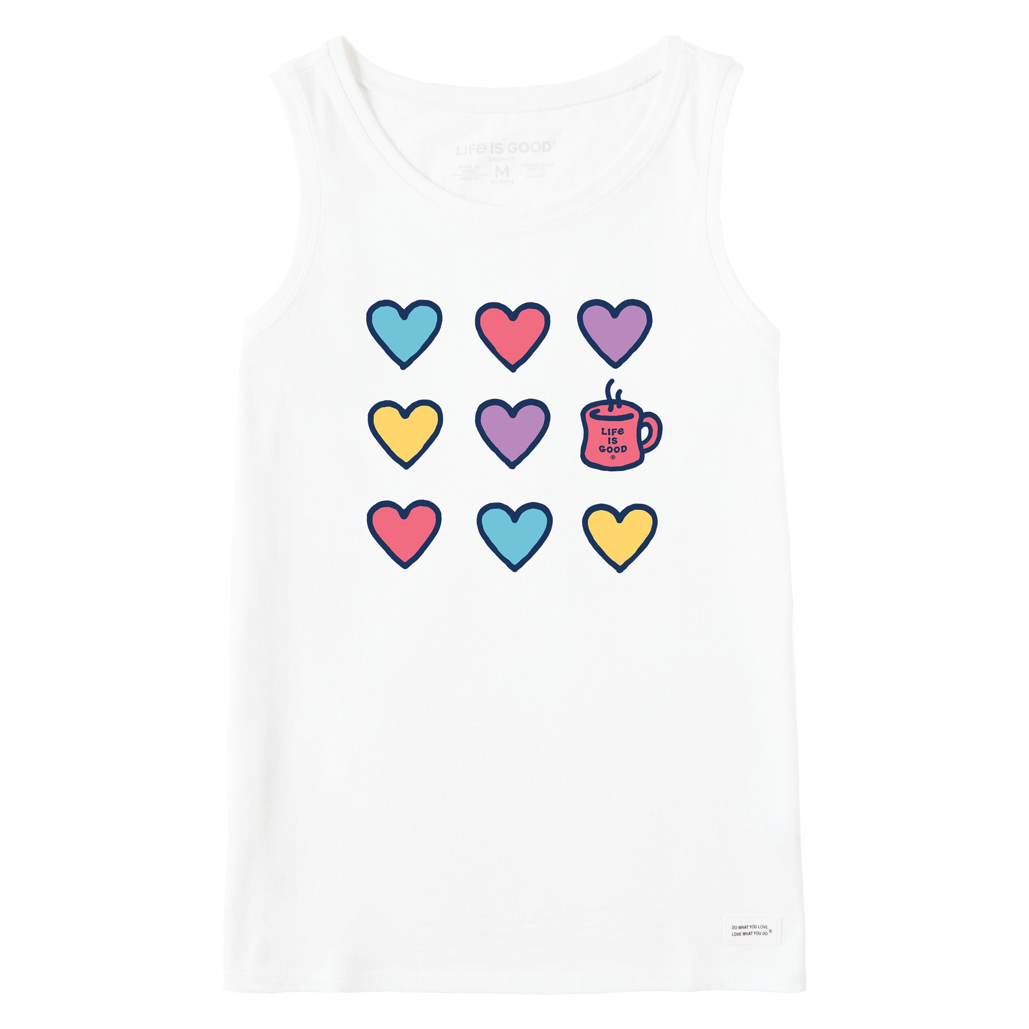Women's Hearts and a Mug Crusher Tank
