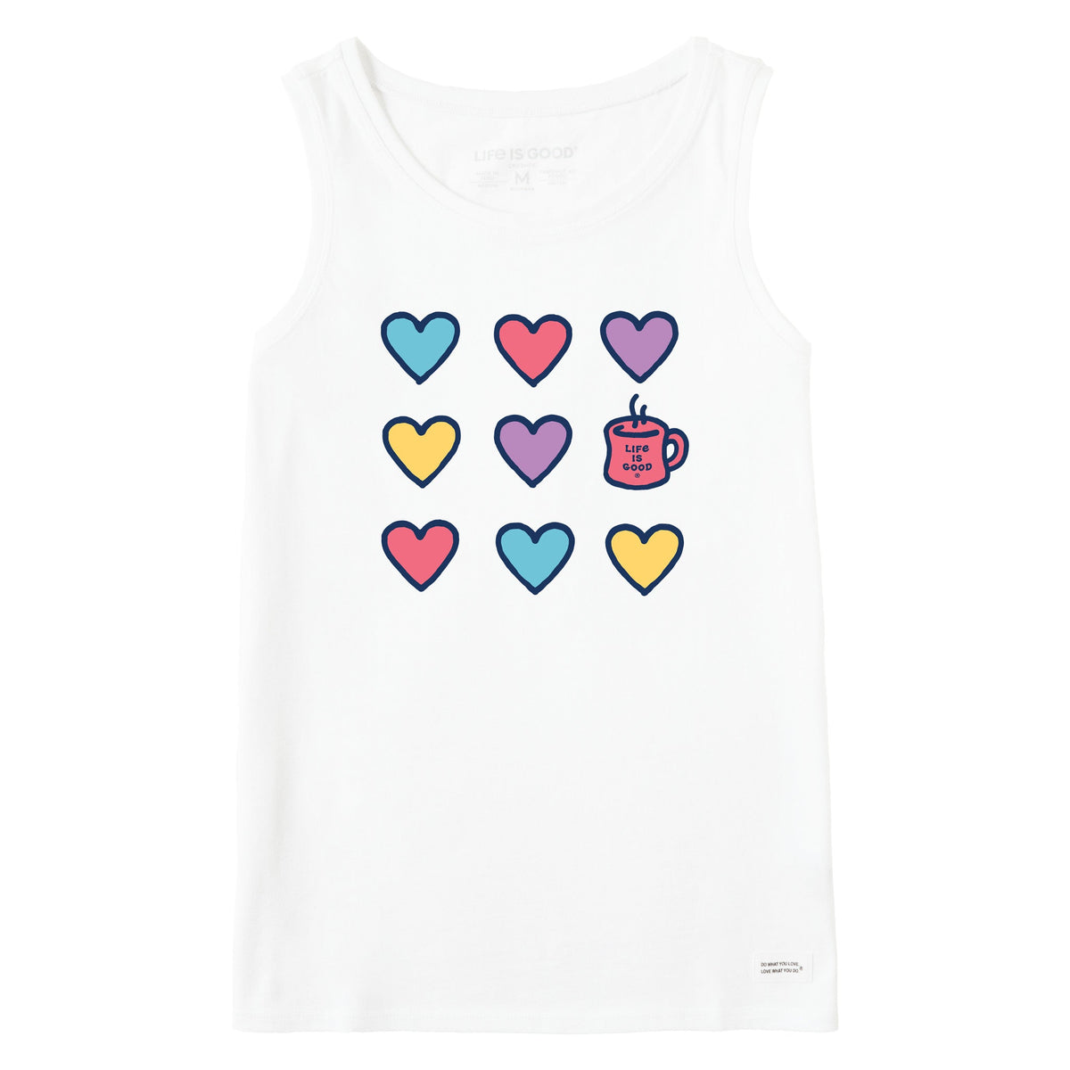 Women's Hearts and a Mug Crusher Tank