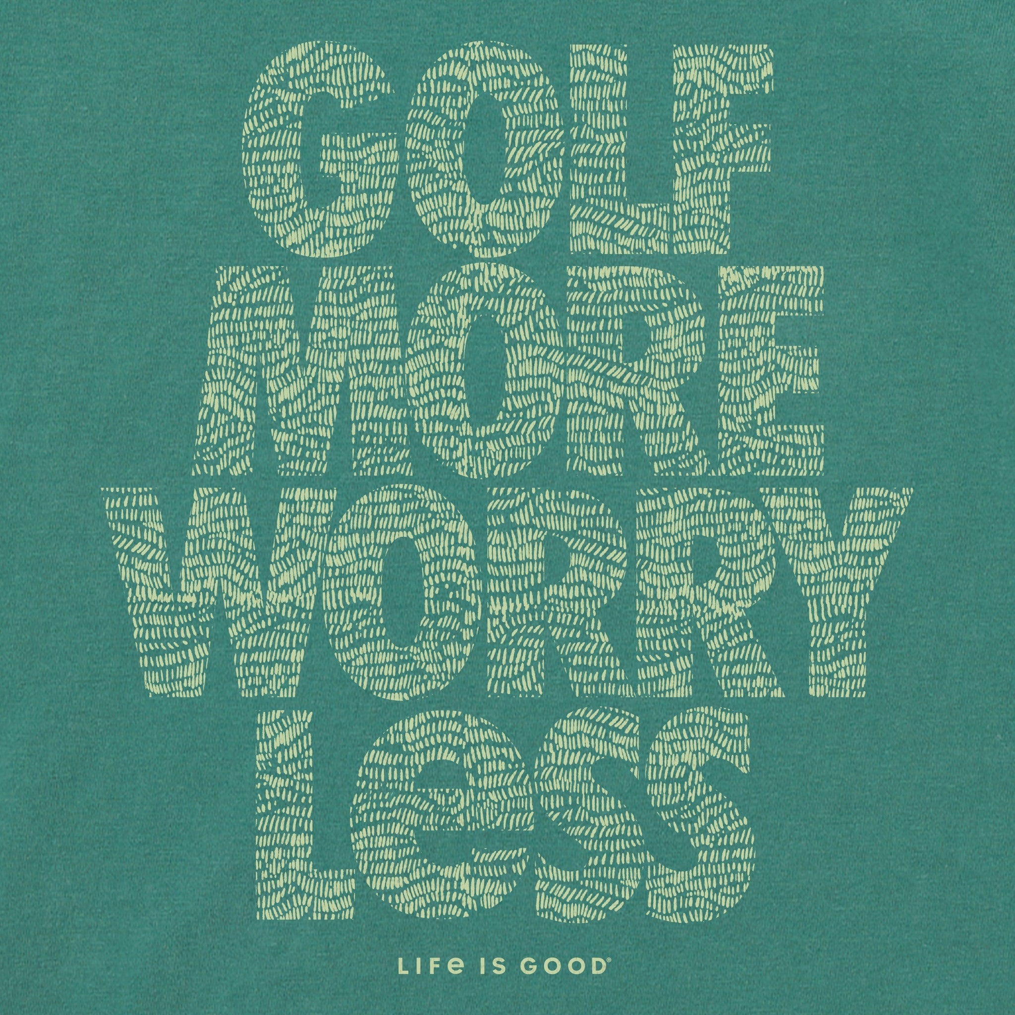 Men's Wordsmith Bold Golf More Short Sleeve Crusher Tee