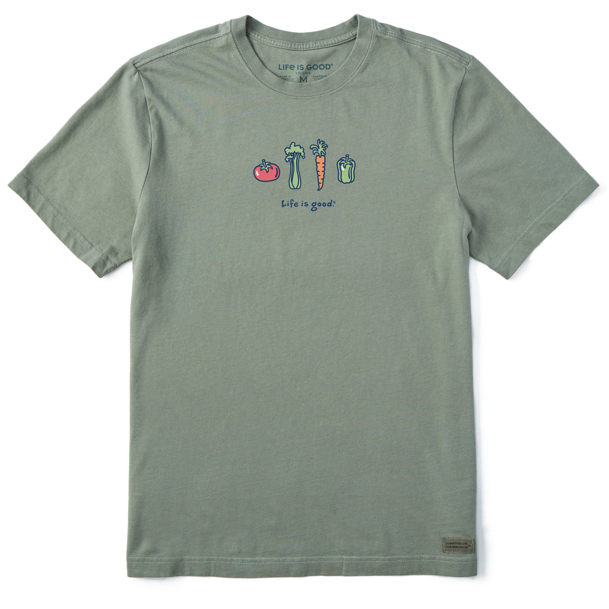 Men's Four Veggies Short Sleeve Crusher Tee