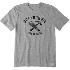 Men's Get Your Fix Short Sleeve Crusher Tee