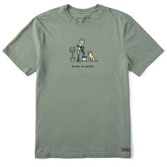 Men's Jake & Rocket Down to Earth Short Sleeve Crusher Tee