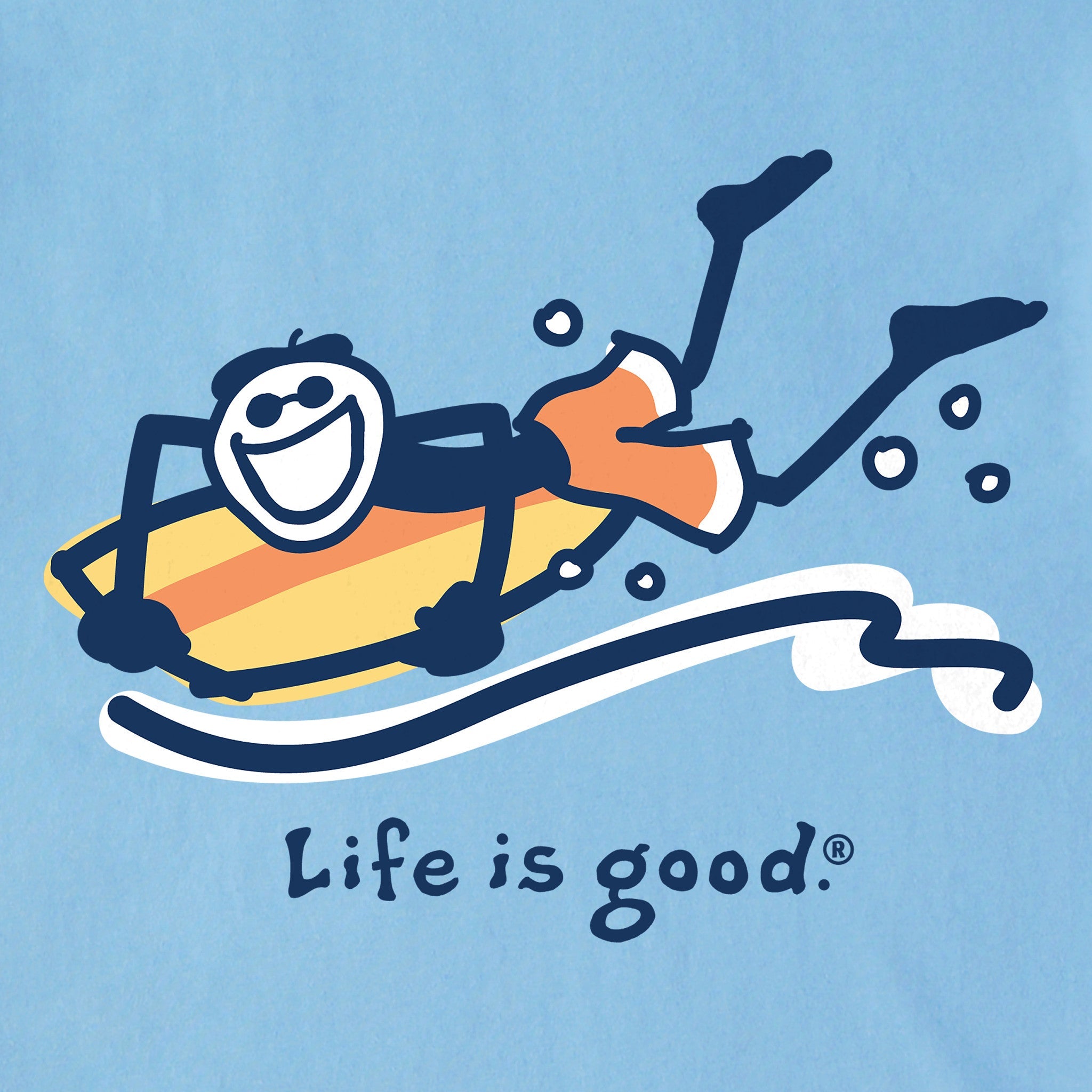 Men's Jake Boogie Board Short Sleeve Crusher Tee