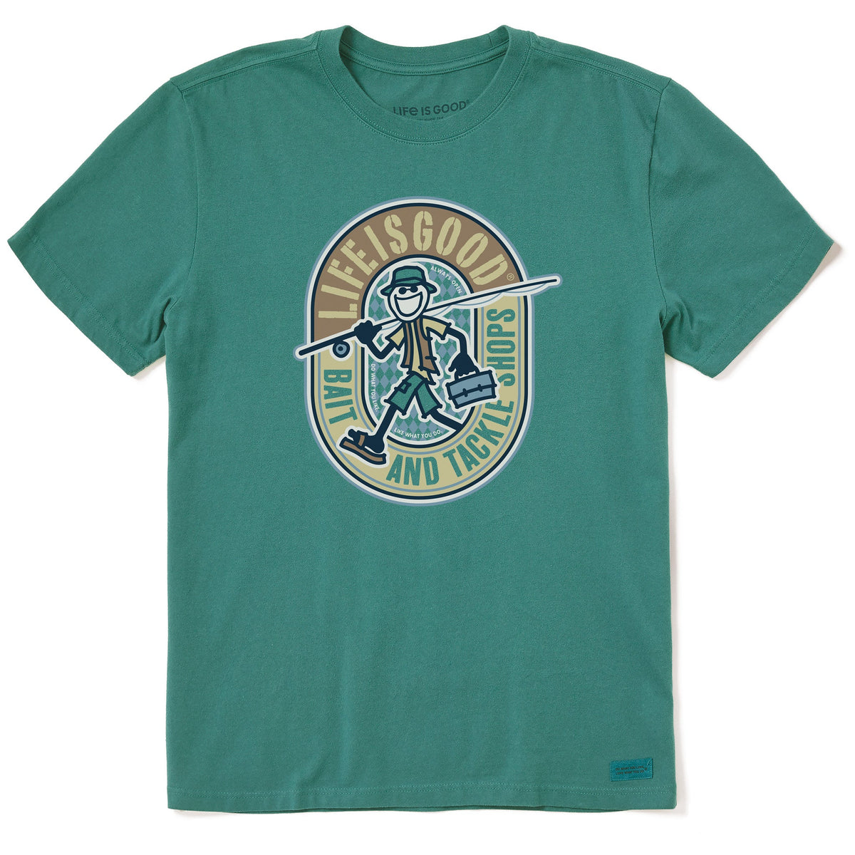 Men's Jake Bait and Tackle Shop Short Sleeve Crusher Tee