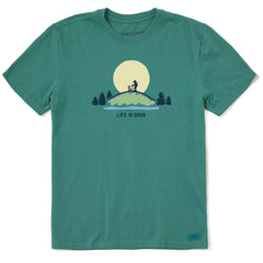 Men's Moonlight Walk Jake and Rocket Short Sleeve Crusher Tee