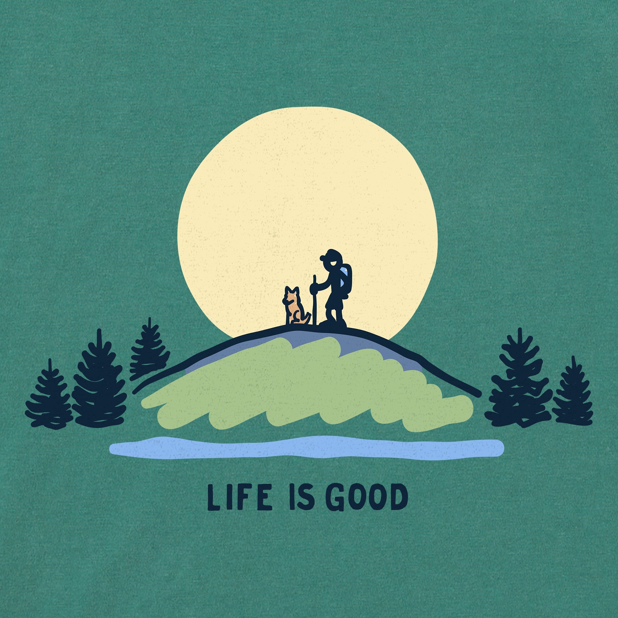 Men's Moonlight Walk Jake and Rocket Short Sleeve Crusher Tee