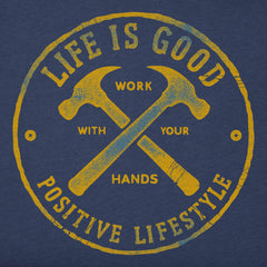 Men's Work With Your Hands Hammers Short Sleeve Crusher Tee