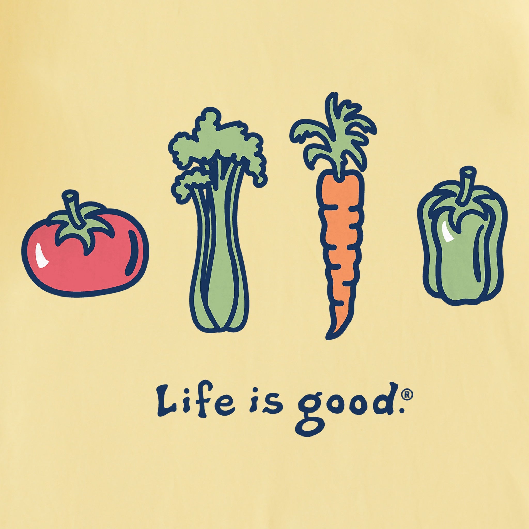 Women's Four Veggies Short Sleeve Crusher Tee