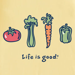 Women's Four Veggies Short Sleeve Crusher Tee