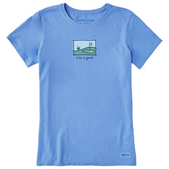 Women's Golf Vista Short Sleeve Crusher Tee