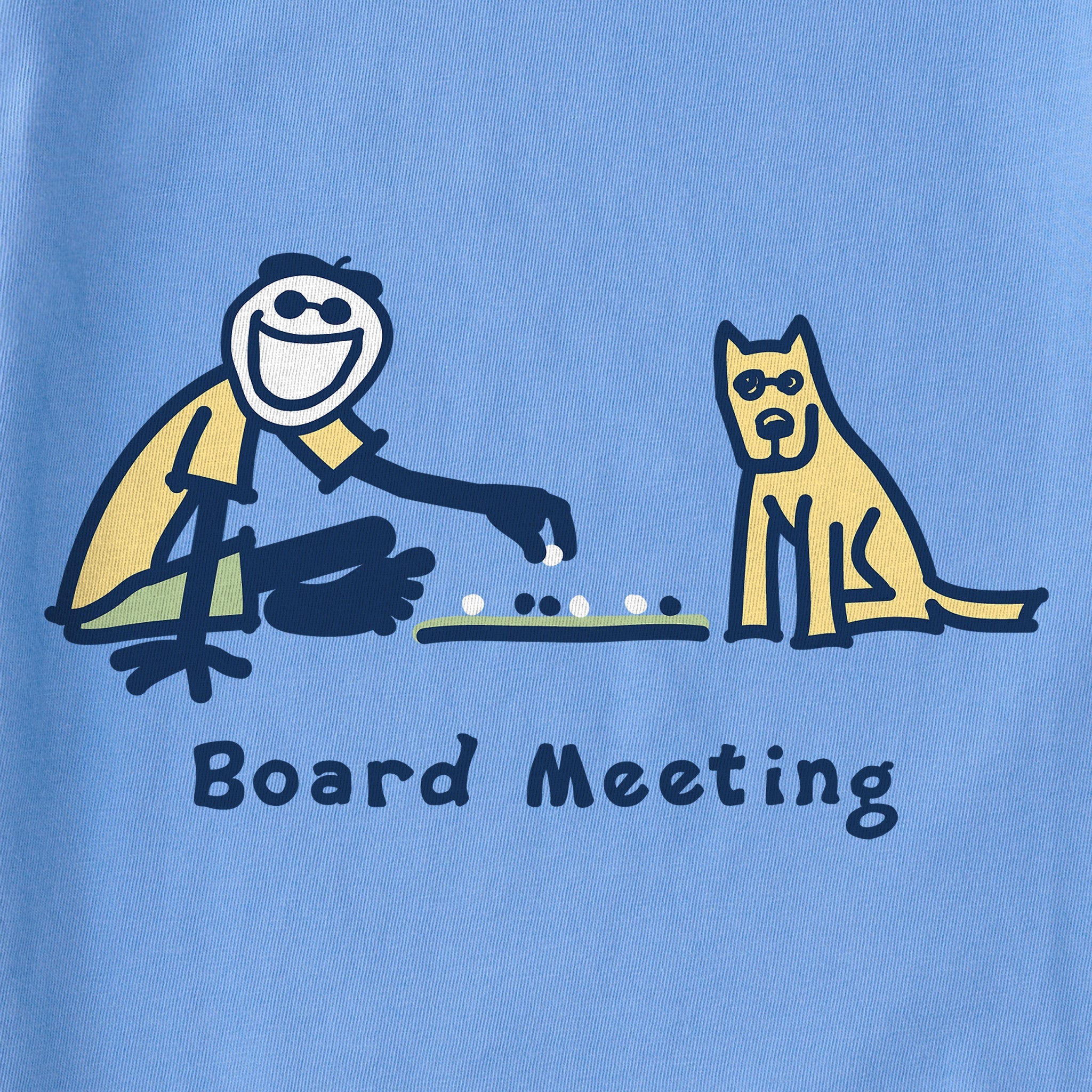 Women's Jake & Rocket Board Meeting Short Sleeve Crusher Tee