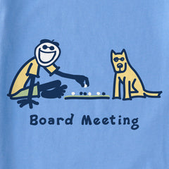Women's Jake & Rocket Board Meeting Short Sleeve Crusher Tee
