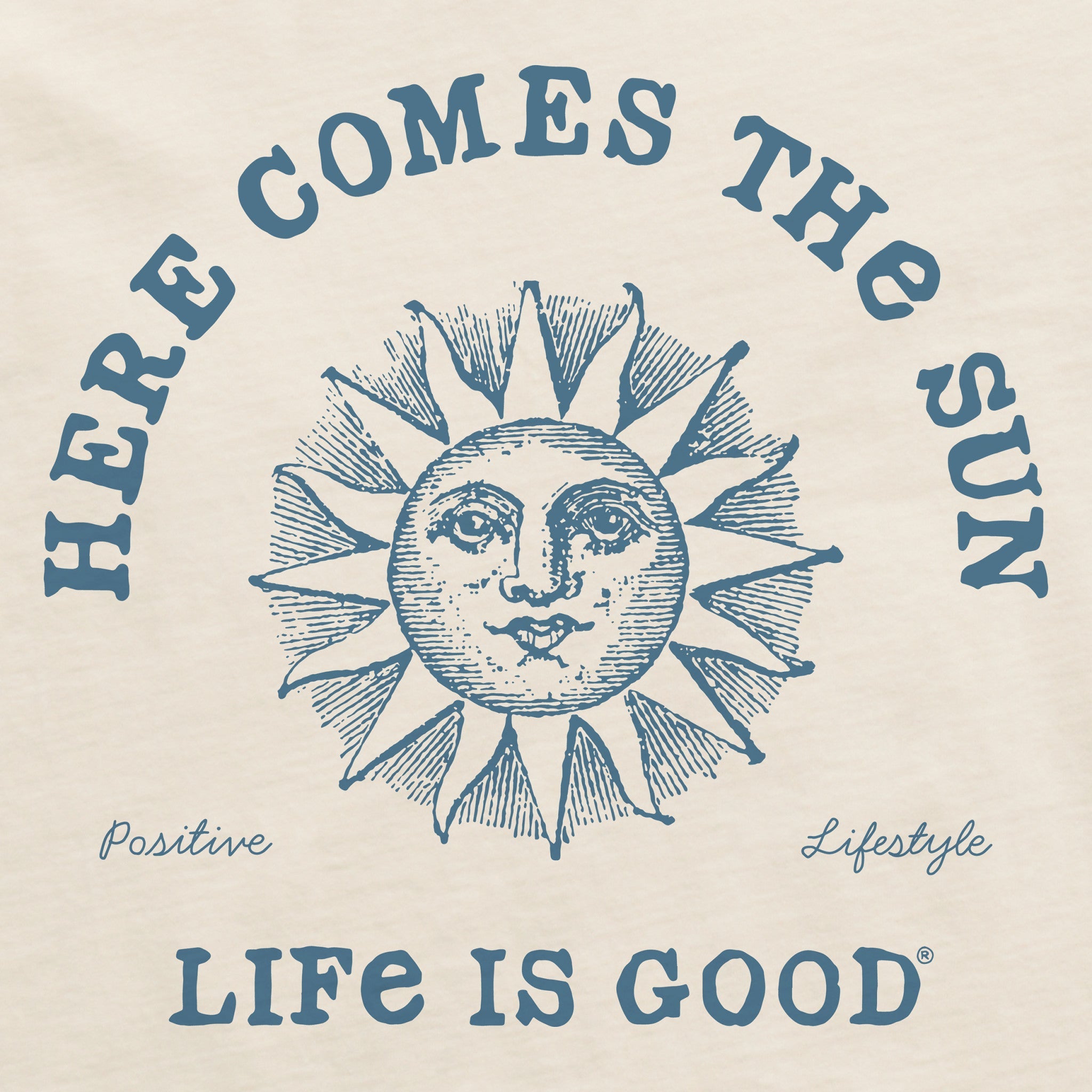 Women's Crafty Here Comes the Sun Short Sleeve Crusher Boxy Tee