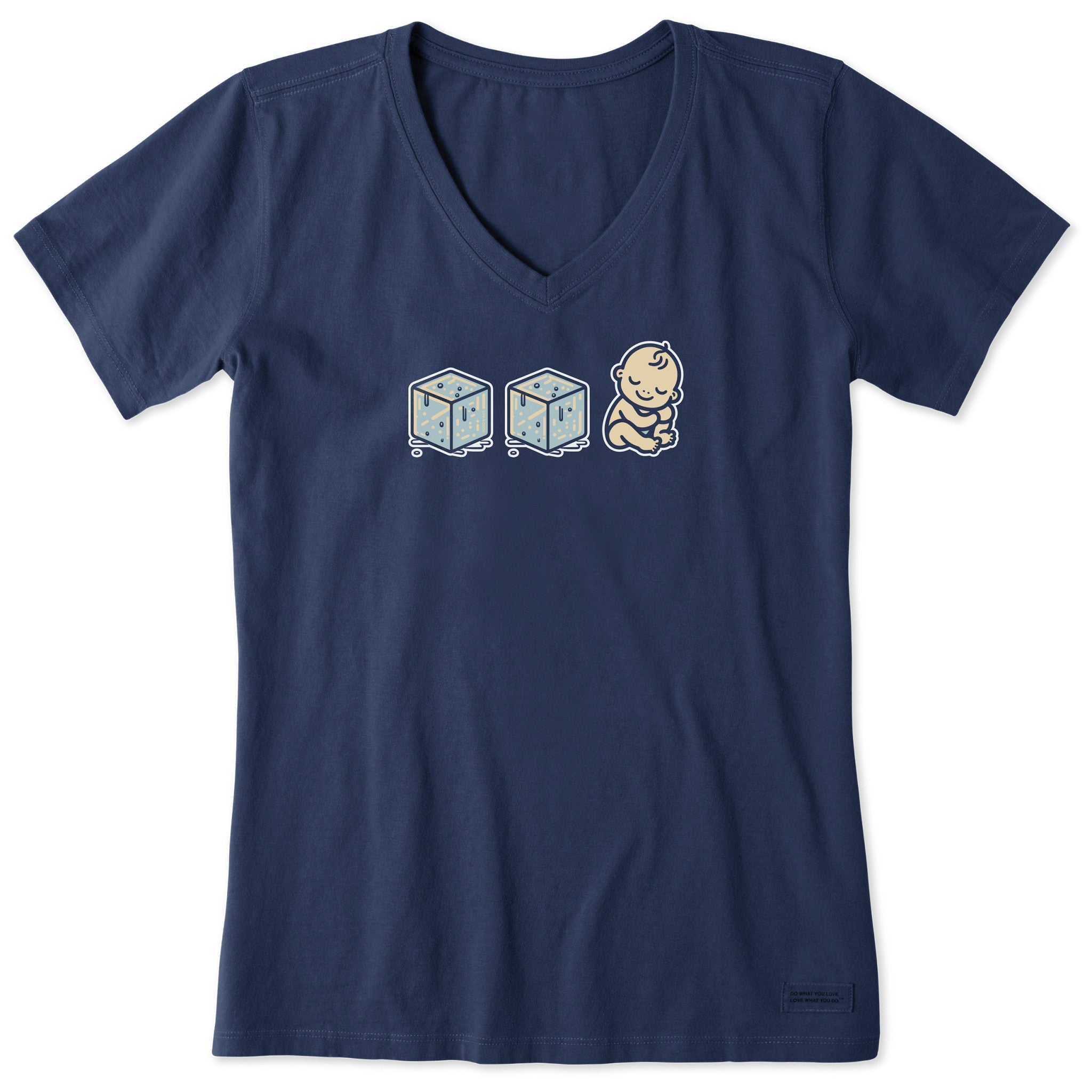 Women's Ice Ice Baby Short Sleeve Vee