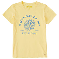 Women's Crafty Here Comes the Sun Short Sleeve Tee