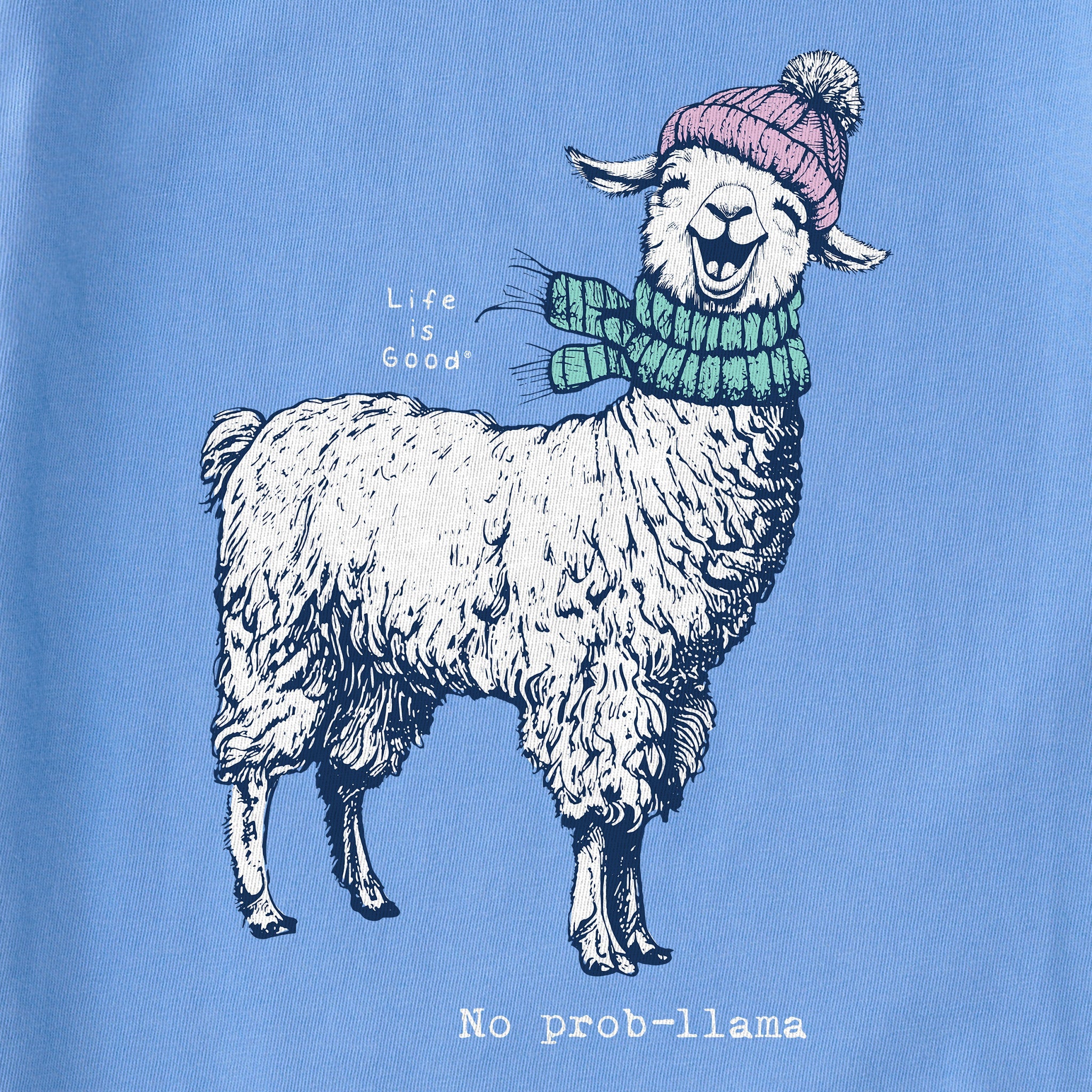 Kids No Prob-llama Long Sleeve Crusher Tee