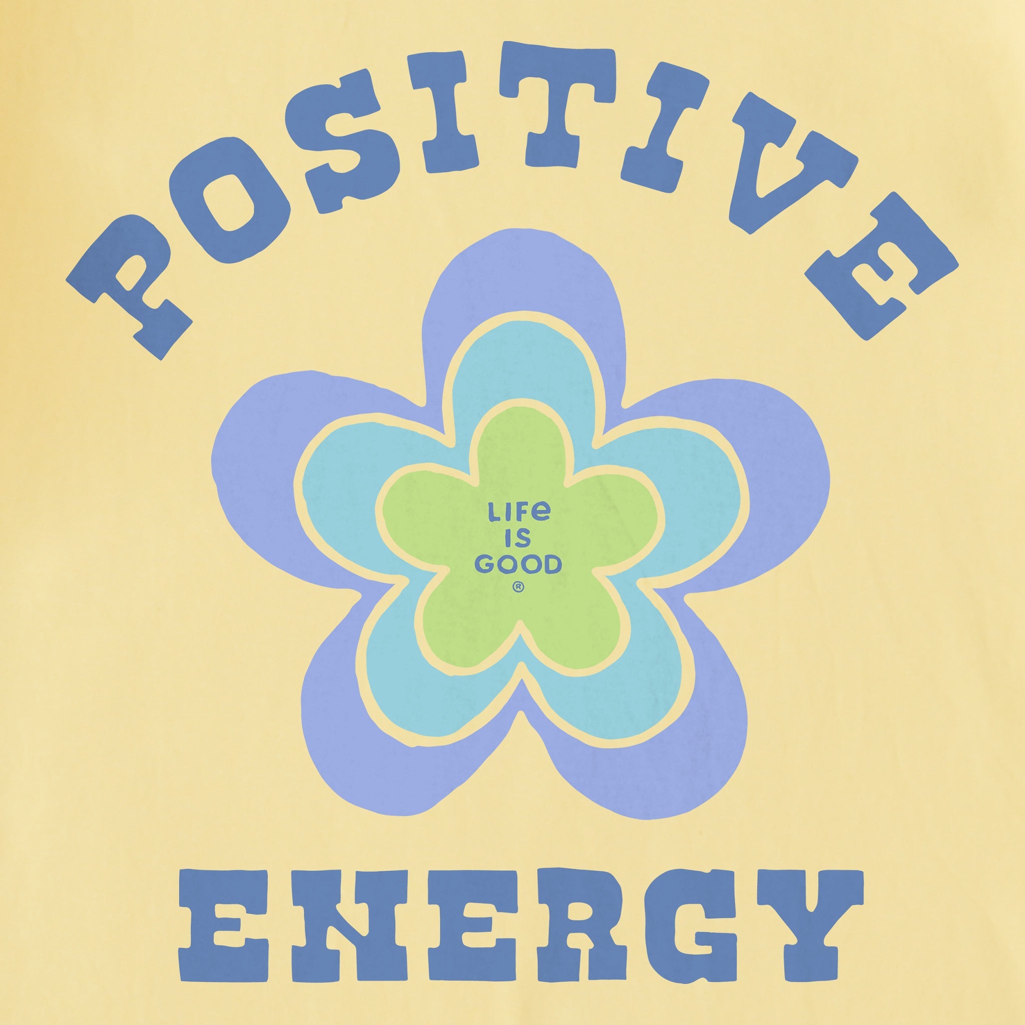 Kids Positive Energy Nesting Flowers Short Sleeve Crusher Tee