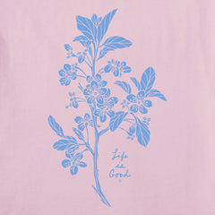 Women's Antique Plum Blossom Short Sleeve Tee