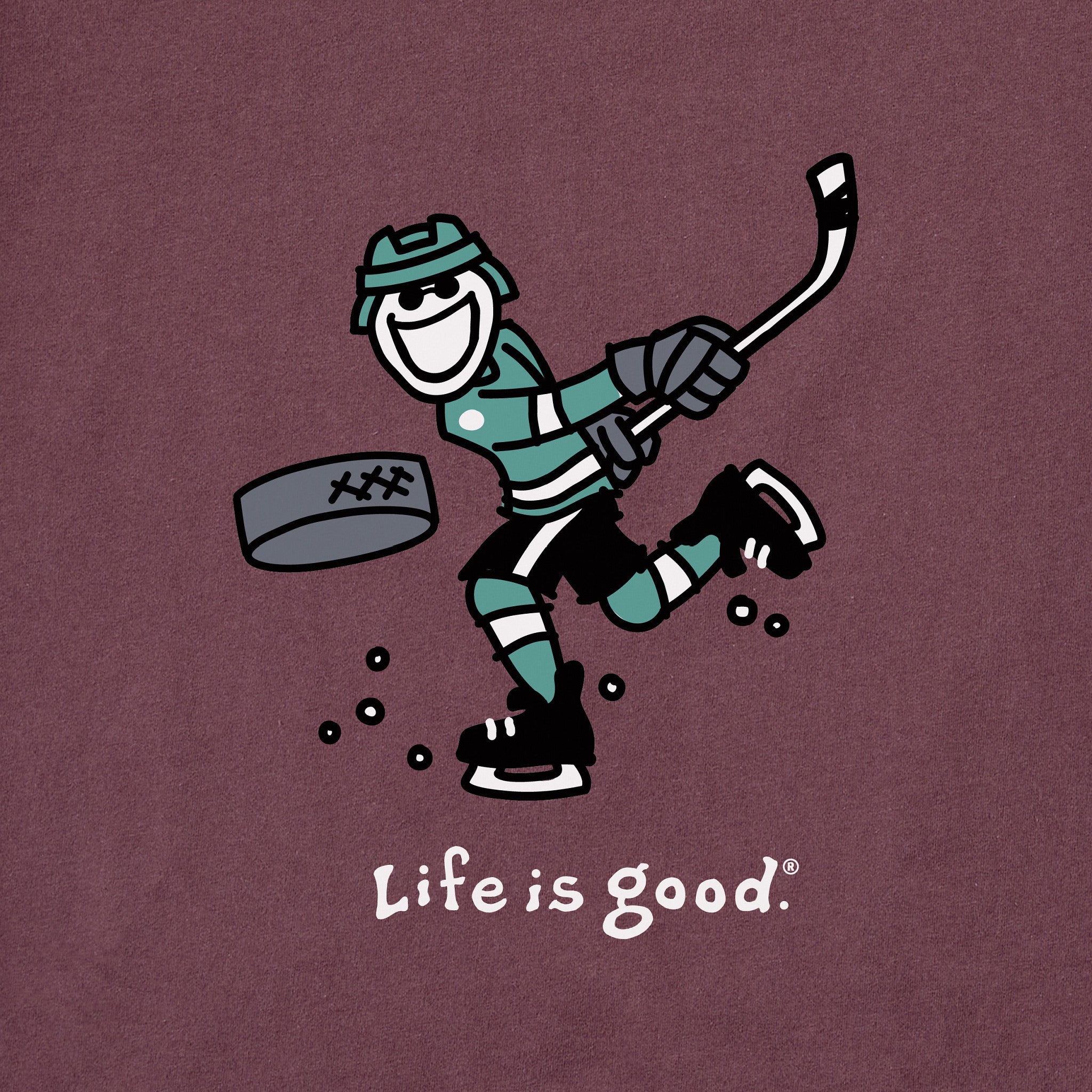 Men's Jake Slap Shot Long Sleeve Crusher Tee