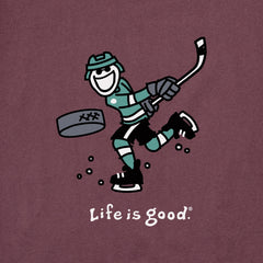 Men's Jake Slap Shot Long Sleeve Crusher Tee