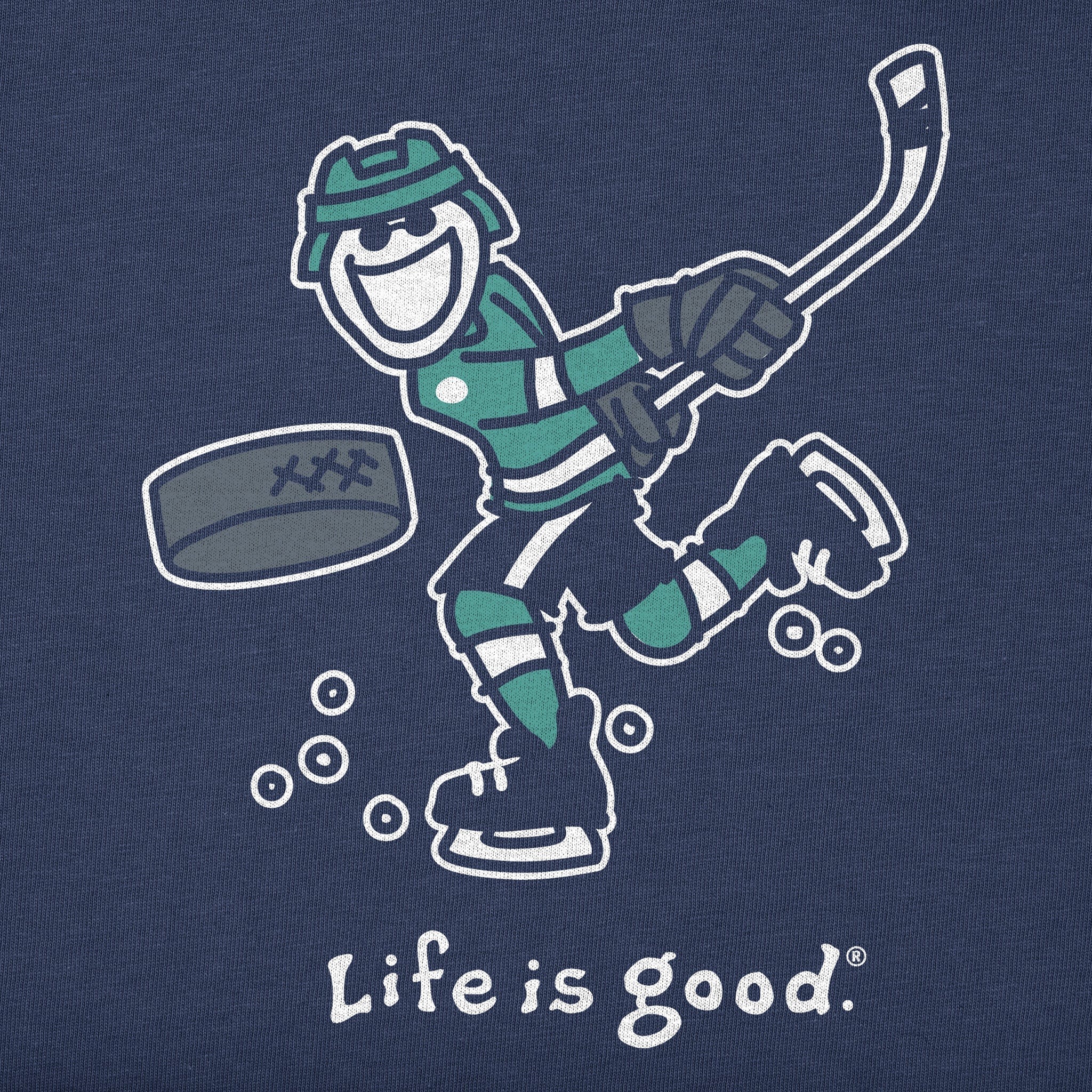 Men's Jake Slap Shot Long Sleeve Crusher Tee