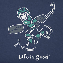 Men's Jake Slap Shot Long Sleeve Crusher Tee