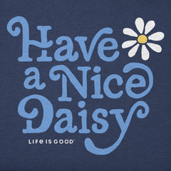 Women's Crafty Have a Nice Daisy Short Sleeve Tee