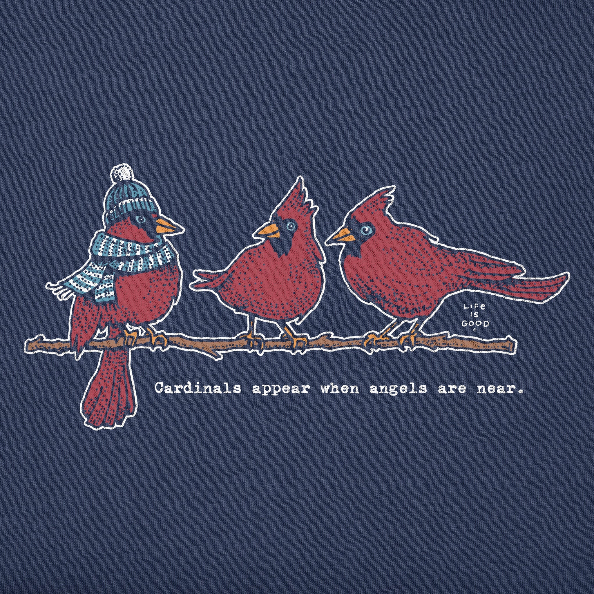Women's Cardinals Appear Long Sleeve Crusher Tee