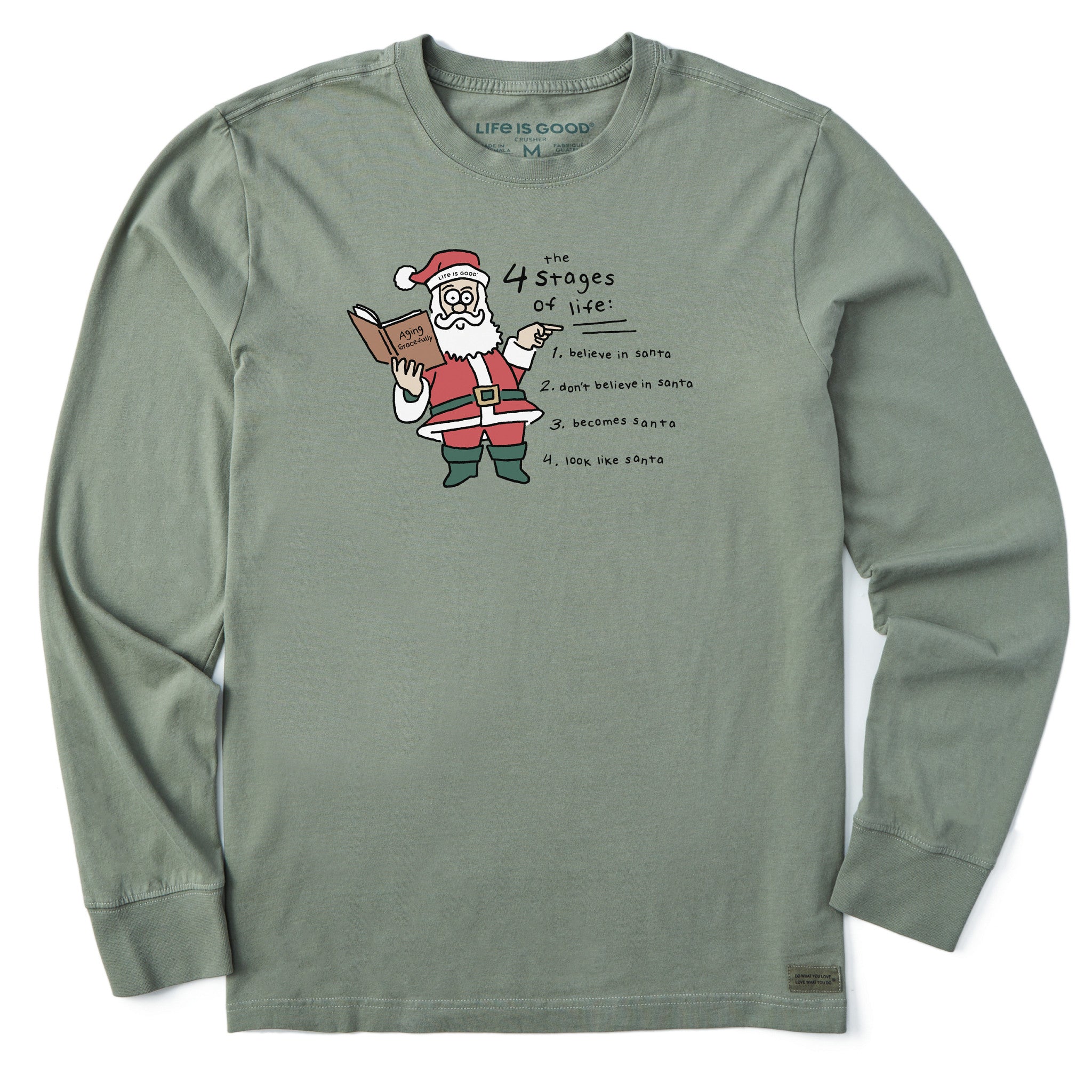 Men's Aging Gracefully Long Sleeve Crusher Tee