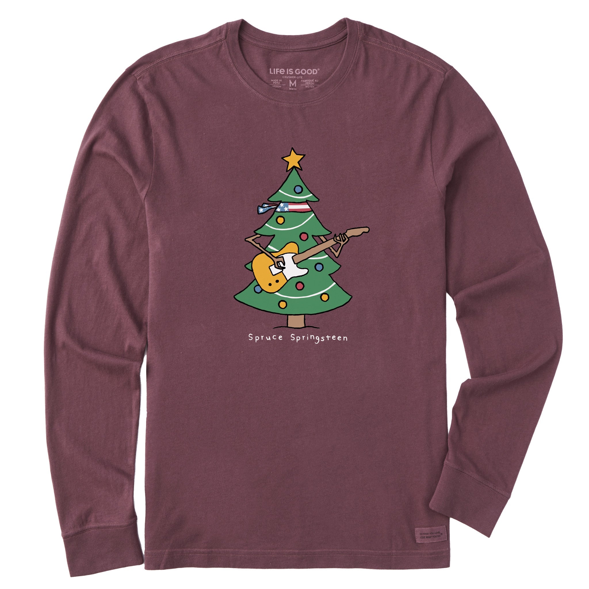 Men's Spruce Springsteen Long Sleeve Crusher Tee