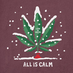 Men's All is Calm Long Sleeve Crusher Tee
