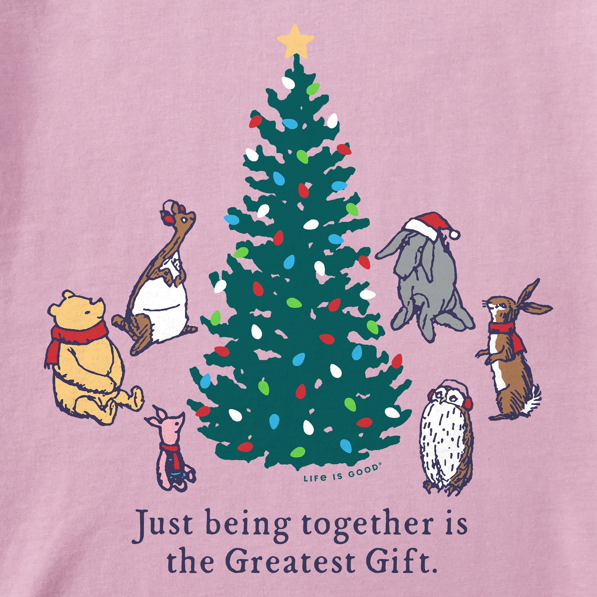 Women's Greatest Gift Winnie & Friends Long Sleeve Crusher Tee