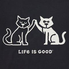 Women's High Five Cats Short Sleeve Vee