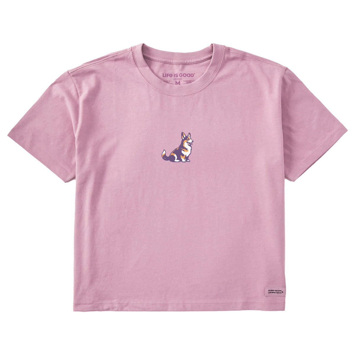 Women's Corgi Short Sleeve Crusher Boxy Tee