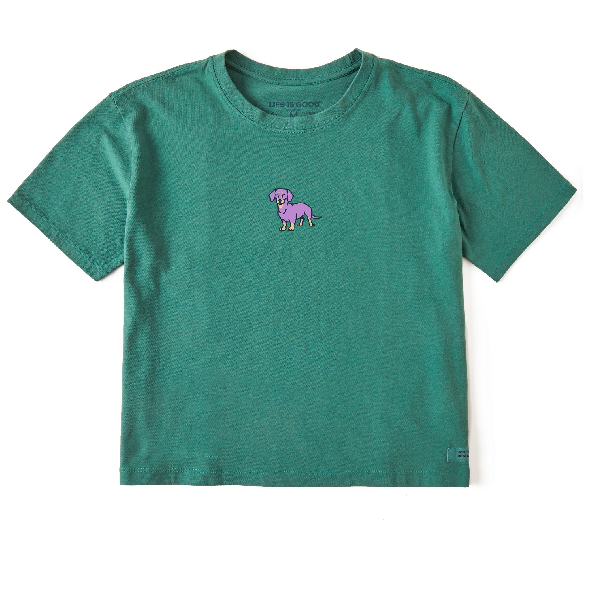 Women's Dachshund LC Short Sleeve Crusher Boxy Tee