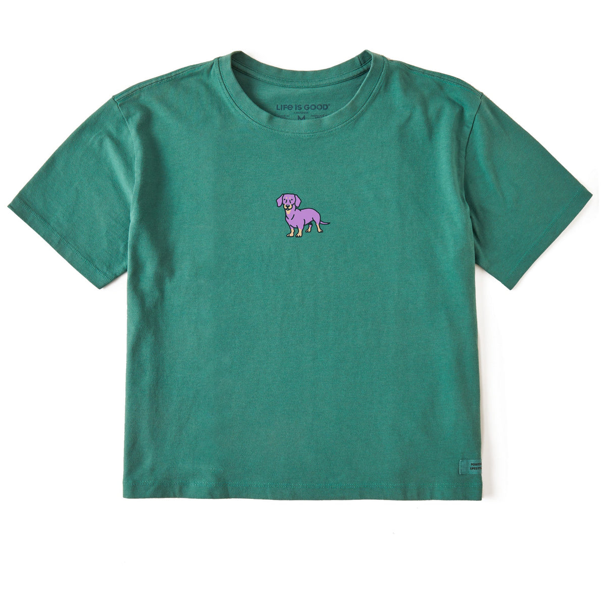 Women's Dachshund LC Short Sleeve Crusher Boxy Tee