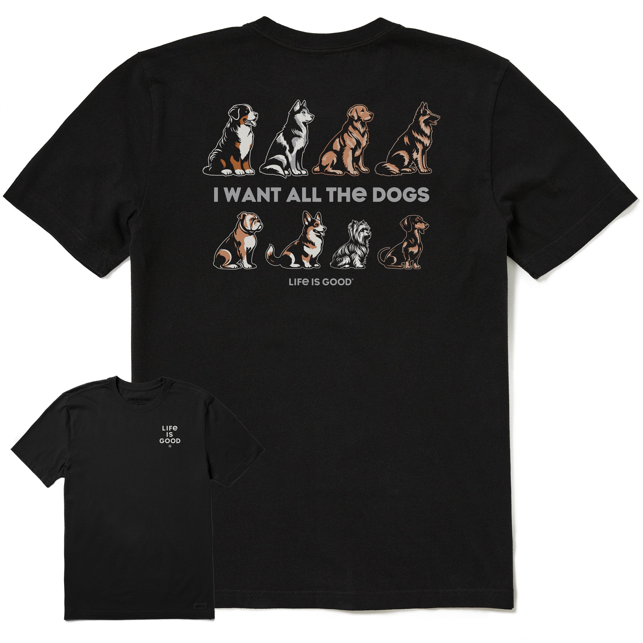 Men's I Want All the Dogs Short Sleeve Tee