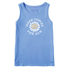 Women's Here Comes the Sun Flower Crusher Tank